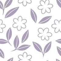 Minimalist spring floral seamless pattern with subtle textures and soft pastel shades for modern aesthetics vector