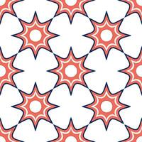 Modern abstract frame seamless tile pattern with bold colors and dynamic shapes vector