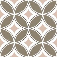 Mid century modern seamless pattern with abstract shapes and muted tones for sophisticated interiors Set 2 vector
