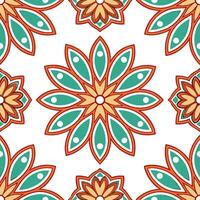 Mexican Talavera geometric patterns and vibrant colors seamless tile pattern with traditional flair Set 2 vector