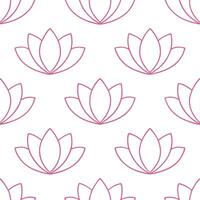 Lush magnolia flower seamless tile pattern with soft pink hues and gentle delicate petals vector