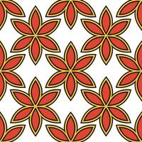 Local motifs seamless pattern with rich saturated colors and ethnic symbols for a powerful cultural visual vector