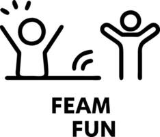 Levity and Laughter Team Building Fun vector