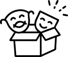 levity and laughter and smile and lightheartedness vector
