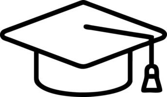 Learning management a holographic graduation cap symbol representing training and education Set 2 vector