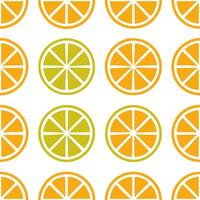 Juicy citrus fruits seamless tile pattern with bright oranges lemons and limes for a zesty summer vibe vector