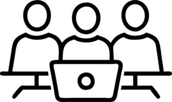 International diverse professional executives business team workers and board leaders group using laptop tech computer discussing corporate management working in office collaborati Set 11 vector