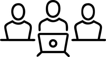International diverse professional executives business team workers and board leaders group using laptop tech computer discussing corporate management working in office collaborati Set 8 vector