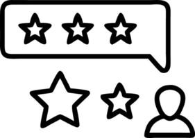 Interactive rating floating 5 star icons with user generated feedback in progress on a digital interface Set 2 vector
