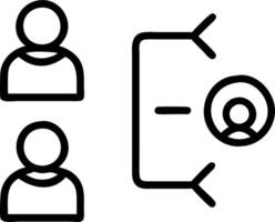 Interactive panel showcasing avatars of team members working on tasks representing team collaboration board in a digital workspace vector