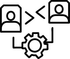 Interactive holograms of AI solutions being implemented in business workflows symbolizing AI in business and automation Set 2 vector