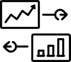 Interactive dashboards show sales operations market analytics illustrating real time analytics and business intelligence vector