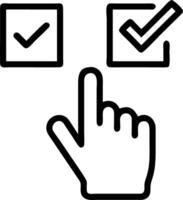 Interactive checklists depicted by holographic checkboxes being marked or cleared by hand gestures in a dynamic task management scene vector
