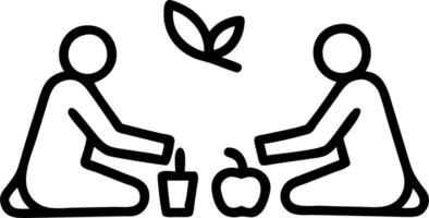 Imagine couple practicing zero waste couples picnics sorting recyclables embracing minimalist habits nourishing green values vector