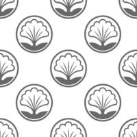 Illustrate a seamless pattern featuring retro polka dots in vibrant primary colors for a playful mid century modern theme Set 16 vector