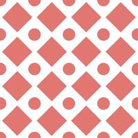 Illustrate a seamless pattern featuring retro polka dots in vibrant primary colors for a playful mid century modern theme Set 10 vector