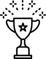 Holographic trophy glowing with particles symbolizing achievement and success in corporate environments Set 3 vector