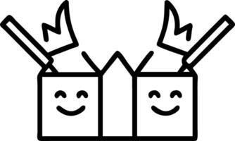 Huddled behind empty crates stage set levity and laughter humor parody shaping playful skit mocking pompous knights forging grins in vacant spotlight vector