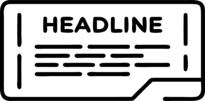 Holographic text display for customizable messaging in futuristic presentations showcasing headline and text placeholders vector