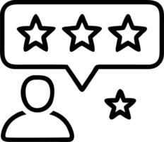 Holographic systems displaying customer reviews and star ratings for user reviews management vector