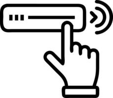 Holographic progress bar with futuristic effects illustrating downloading alerts in digital interfaces vector