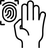 Holographic red email icon with warnings or errors highlighted in a digital communication interface vector