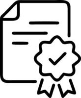 Holographic icons of certifications and quality assurance processes illustrating certification tracking vector