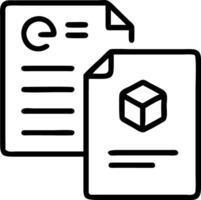 Holographic digital documents with interactive approval workflows representing smart contracts and secure agreements vector