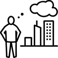 Happy wealthy successful Indian businessman stands in big city with modern skyscrapers on street at sunset thinking of future vision dreaming of new investment opportunities concep Set 5 vector