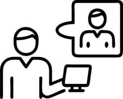 Happy professional manager presents work plan using tablet to help employee while busy colleagues work with digital tablets and talk in office meeting smiling professional partners vector