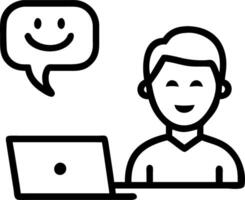 Happy African male employee having conversation with Latin colleague at work Smiling friendly diverse workers team talking working together using laptop computer sharing ideas at Set 11 vector