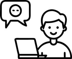 Happy African male employee having conversation with Latin colleague at work Smiling friendly diverse workers team talking working together using laptop computer sharing ideas at Set 8 vector