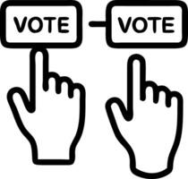 Hands selecting options in virtual polls to demonstrate interactive voting in digital platforms Set 3 vector