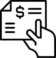 Hand using holographic reporting tools for profit and loss with empty space background vector