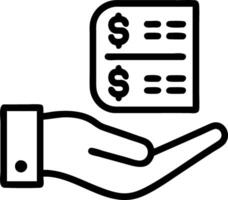Hand using holographic payroll management device displaying employee salaries payment schedules in empty space vector