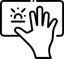Hand using holographic interface for wellness supplements guide with empty space background vector