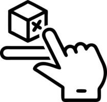 Hand using holographic device to explore tax free investments with empty space background Set 2 vector