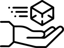 Hand using holographic device to create HD digital wallpaper with empty space background Set 3 vector