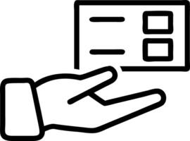 Hand using holographic device to compare tax software with empty space background Set 3 vector
