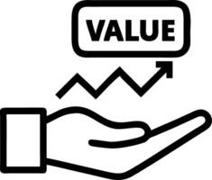 Hand touching holographic progress bar with value for business growth representing increased company value growth plans and sales enhancement in empty space vector