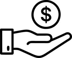 Hand showcasing holographic sustainability icon symbolizing yield return sustainability in financial management within empty space background Set 2 vector