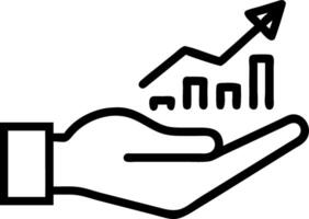 Hand presenting holographic motivation symbol representing growth mindset development motivation in empty space background vector