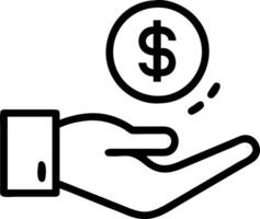 Hand presenting holographic investment hedge funds symbol representing investment hedge funds in empty space background Set 6 vector