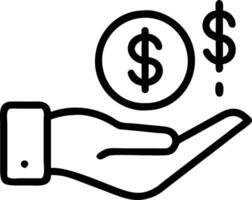 Hand presenting holographic investment cryptocurrency guide symbol representing investment cryptocurrency guide in empty space background Set 4 vector
