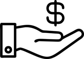 Hand presenting holographic investment cryptocurrency guide symbol representing investment cryptocurrency guide in empty space background Set 14 vector