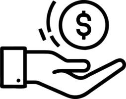 Hand presenting holographic investment cryptocurrency guide symbol representing investment cryptocurrency guide in empty space background Set 2 vector