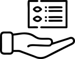 Hand presenting holographic digital literacy curriculum with empty space background Set 3 vector