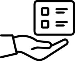 Hand presenting holographic digital literacy curriculum with empty space background vector