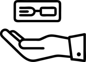 Hand presenting holographic digital literacy curriculum with empty space background Set 5 vector
