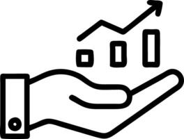Hand presenting holographic challenges symbol representing growth mindset learning challenges in empty space background Set 3 vector